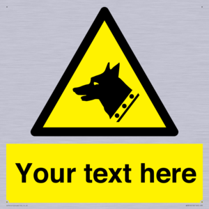 Custom Warning: Guard dog